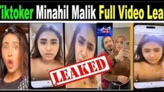 पाकिस्तानी टिकटॉक स्टार मिनाहिल मलिक (minahil malik sex mms)